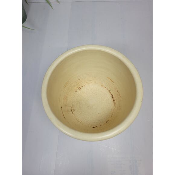 Antique Weller Pottery Fairfield Jardiniere Cherubs Ivory w Green Planter - Picture 3 of 5